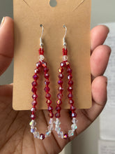 Load image into Gallery viewer, Delta Dangles (Custom Crystal Earrings Made by Mu)