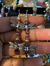 Load image into Gallery viewer, Dragon Flies Delight (earring and bracelet set)