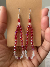 Load image into Gallery viewer, Delta Dangles (Custom Crystal Earrings Made by Mu)
