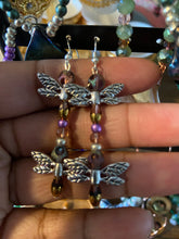 Load image into Gallery viewer, Dragon Flies Delight (earring and bracelet set)
