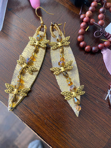 Golden Dragonflies (Made By Mu)