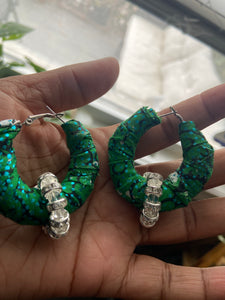 Green Bling (handmade by Mu)