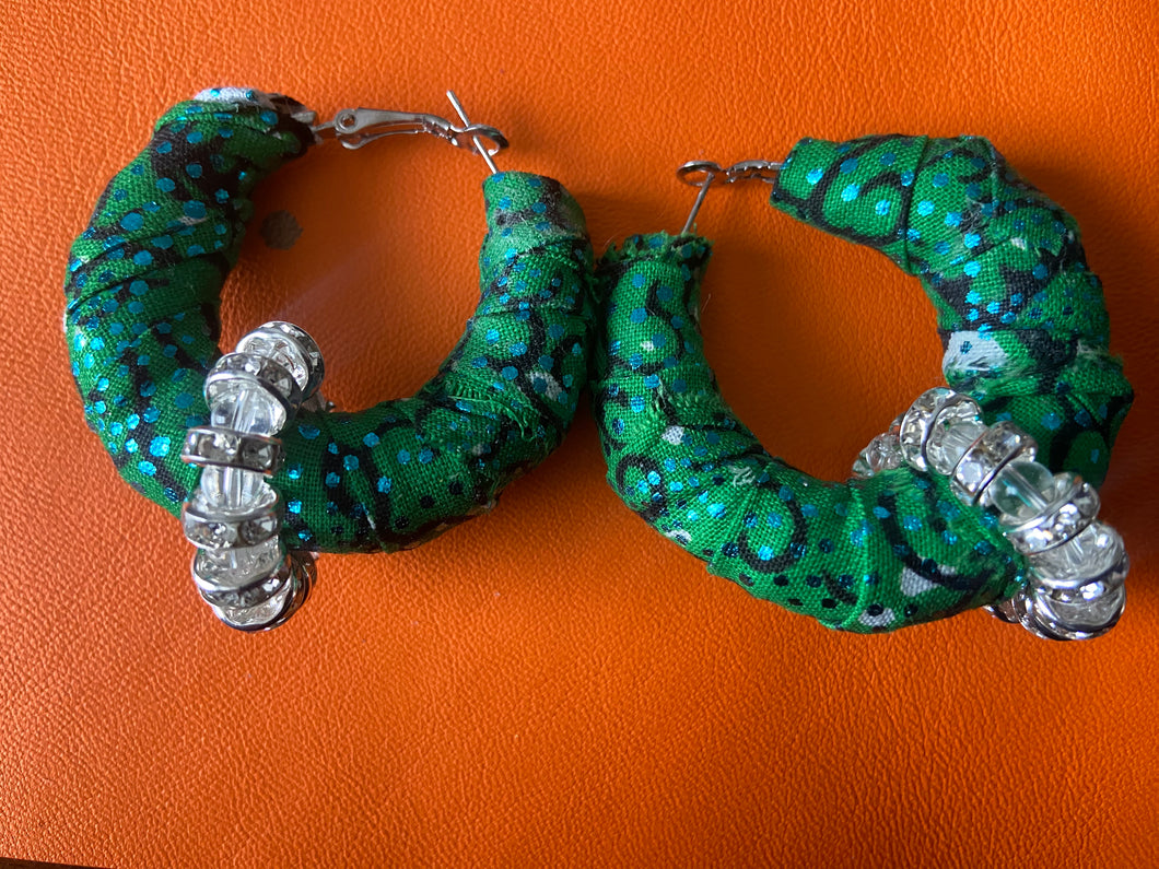 Green Bling (handmade by Mu)