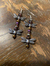Load image into Gallery viewer, Dragon Flies Delight (earring and bracelet set)
