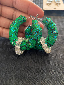 Green Bling (handmade by Mu)
