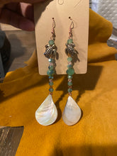 Load image into Gallery viewer, Pink and Green sea turlte earrings (AKA addition)
